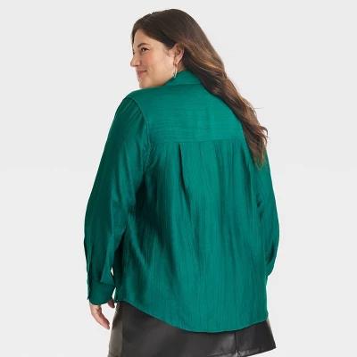 Women's Long Sleeve Button-Down Shirt - A New Day™ Women's Long Sleeve Button-Down Shirt - A New Day™ -A New Day GUEST f91b542c 43f2 46b3 8500 d07163e379eb
