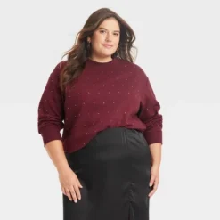 Women's Jeweled Pullover Sweatshirt - A New Day™ -A New Day GUEST fdac4a4c 7a6d 4ab2 bbac 8449c3b4773f