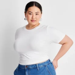 Women's Seamless Jersey T-Shirt - A New Day™ -A New Day GUEST ff055fb8 1c0b 430b 9e09 fe418ccaf538