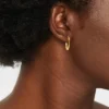 14K Gold Plated Click Top Hoop Earrings - A New Day™ Gold -A New Day GUEST ffa790fa a9af 4887 8488 42a3f830f558
